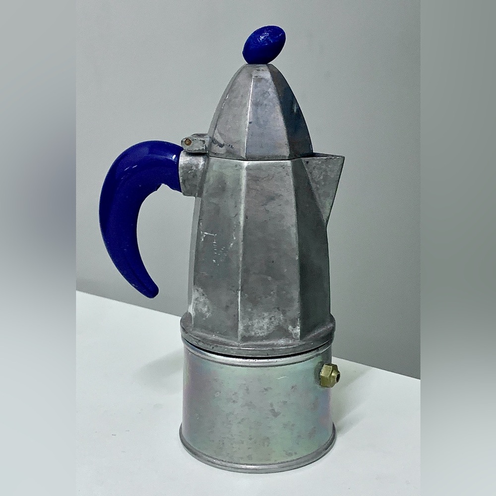 Vintage Inoxpran Italia by Prama Italian Stovetop Hinge Lidded Espresso Maker